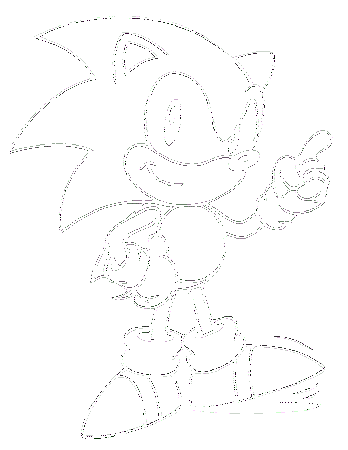 Coloring Online Sonic | Free Coloring Online