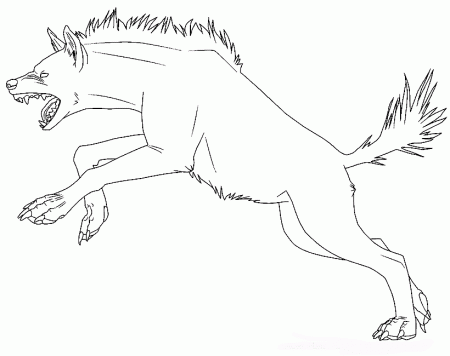 Hyena coloring page - Animals Town - animals color sheet - Hyena 