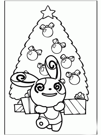 Pokemon Christmas Coloring Pages | Learn To Coloring