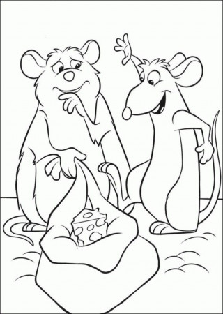 Ratatouille Remy And Emile Printable Coloring Pages | Laptopezine.