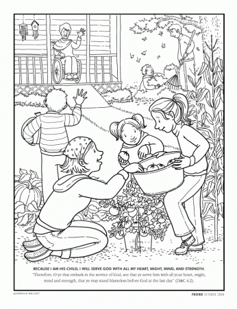 Coloring Page - Liahona Oct. 2008 - liahona