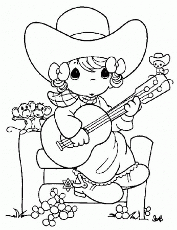 Coloring pages precious moments - picture 87