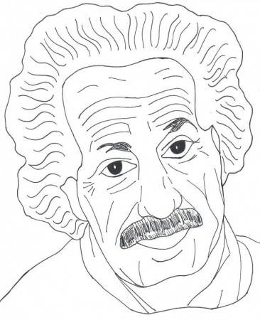 Free Albert Einstein Coloring Pages Figure Coloring Pages 239753 