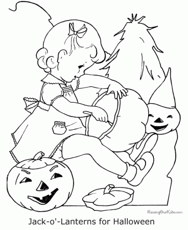 Halloween coloring pages for kids - 020
