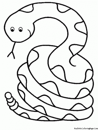 Snake Coloring Pages Online ColoringWallpaper 167719 Rattlesnake 