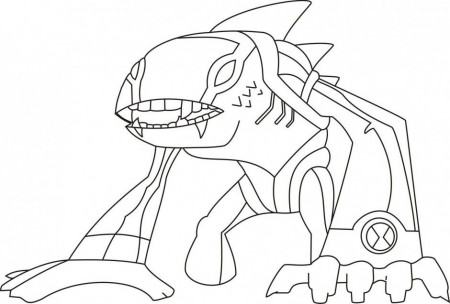 Ben 10 Ultimate Coloring Pages Alien Force Coloring Pages For Kids 
