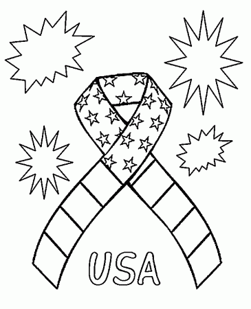 Fourth of July Coloring Pages | Kids Cute Coloring Pages