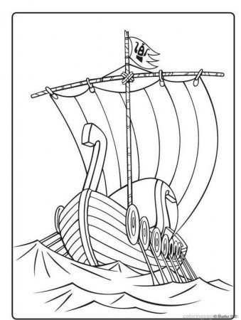 Vikings Colouring Pages (page 3)