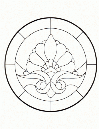 Free Round Window Patterns For Stained Glass