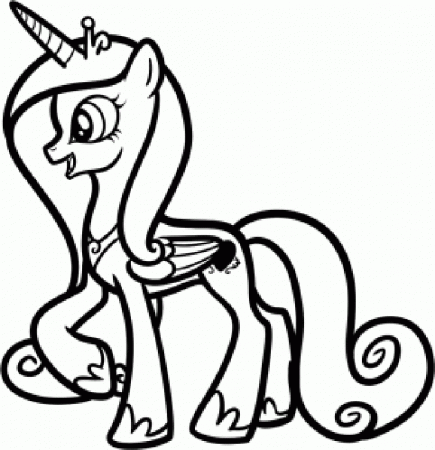 My Little Pony Friendship Is Magic Coloring Pages My Little Pony 