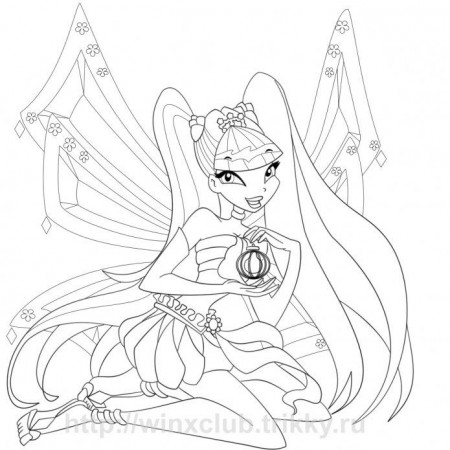winx club stormy Colouring Pages