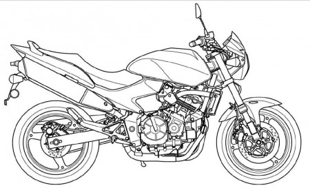 Free Printabel Motorcycle Coloring Pages For Kids