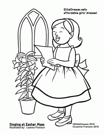 Free Easter Coloring Pages - Coloring Easter Pictures