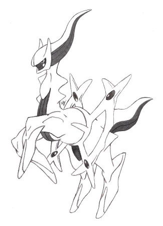 Pokemon Arceus Coloring Pages - Free Printable Coloring Pages 