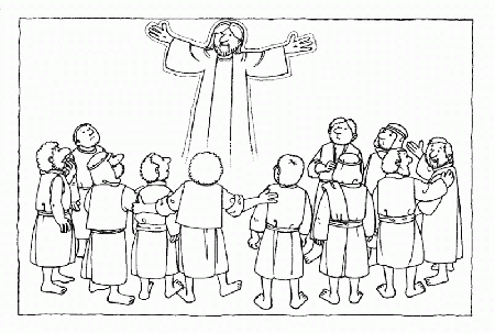 Coloring Pages For Jesus Is Alive