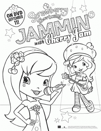 Strawberry Shortcake And Friends Coloring Pages 531 | Free 