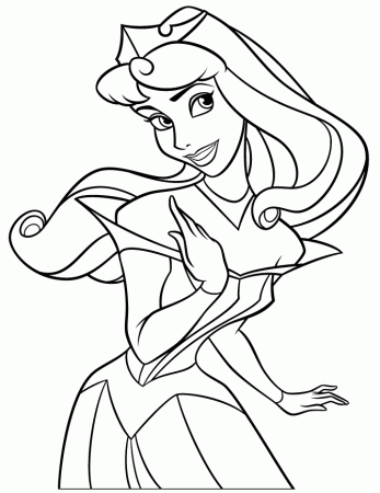 most Beautiful Princess Aurora Coloring Pages For Girls | Great 