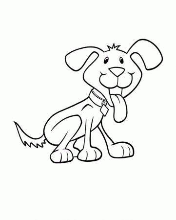 Puppy - Free Printable Coloring Pages