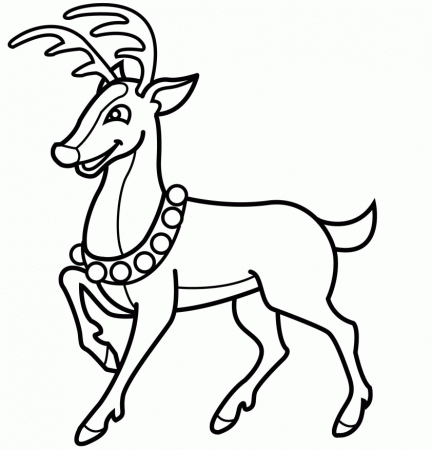 Coloring Pages Of Reindeer - Free Printable Coloring Pages | Free 