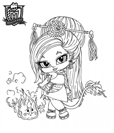 monster-high-coloring-pages-baby-skelita-136 | Free coloring pages 