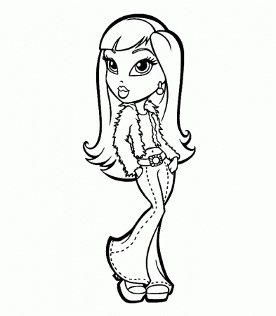 Coloring Page - Bratz coloring pages 15