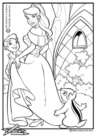 Princess Coloring Pages | Cartoon Coloring Pages