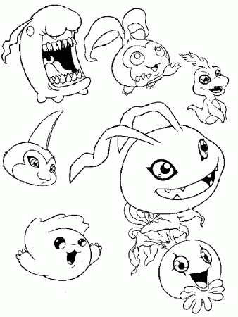Digimon Coloring Pages 19 | Free Printable Coloring Pages 