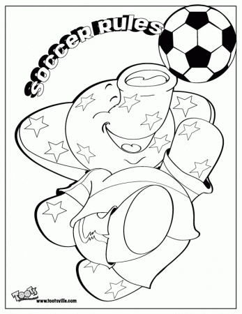 Soccer Coloring Pages For Kids | Coloring Pages For Kids 