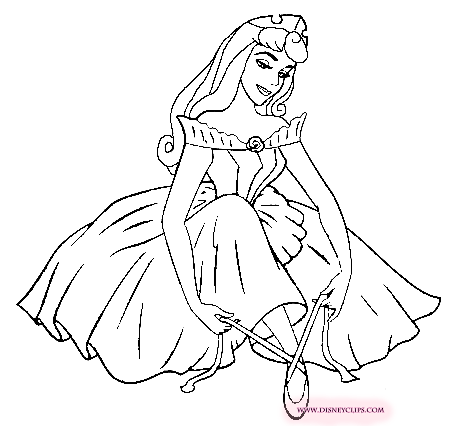 Sleeping Beauty Coloring Pages 2 - Disney Kids' Games
