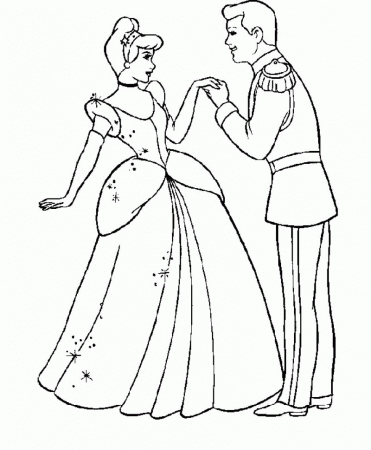 Was With The Beloved Cinderella Coloring Pages - Kids Colouring Pages