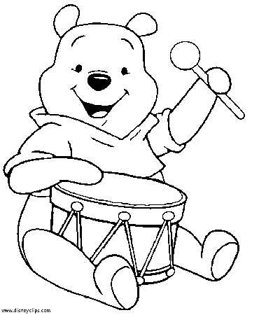 Winnie the Pooh Coloring Pages - Disney Kids' Games