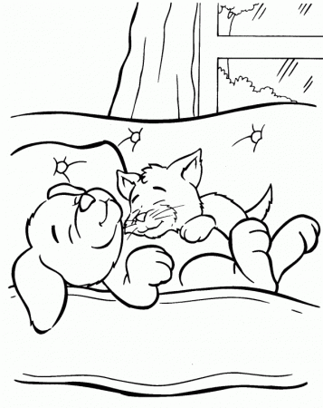 Baby Kitten Coloring Pages Kitten Coloring Pages Online 225287 