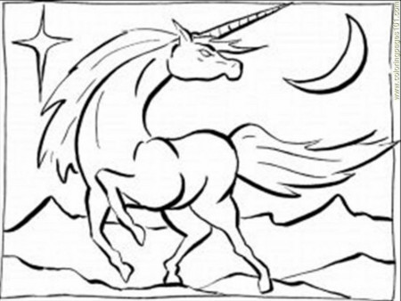 Coloring Pages Unicorn 112 Med (Cartoons > Unicorn) - free 