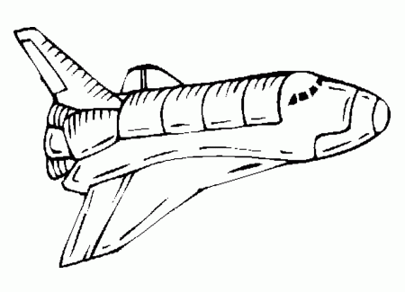 Space Ship Coloring Page Images & Pictures - Becuo