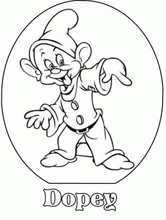snow white coloring pages