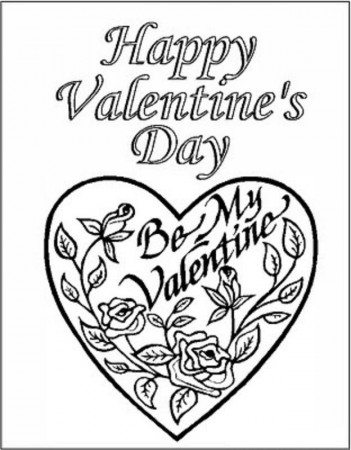 Valentines Day Hearts Coloring Pages