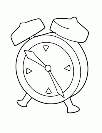 eps clock201 printable coloring in pages for kids - number 616 online