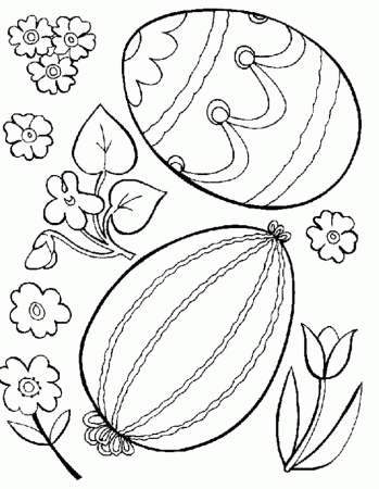 Easter Printable Coloring Pages | Coloring Town