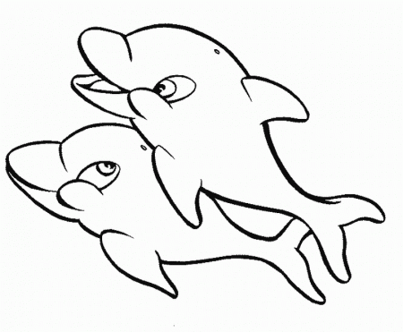 Sea animals Coloring pages – Dolphins | coloring pages