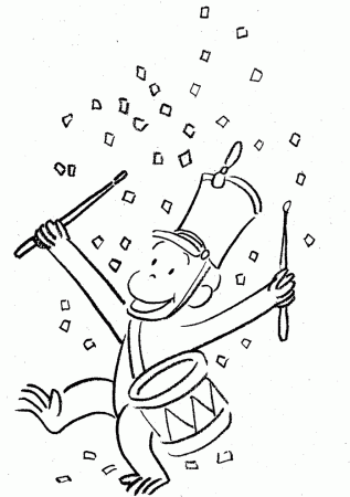 Image 3 Curious George Coloring Pages
