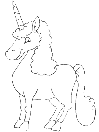 Unicorn For Coloring | Coloring Pages For Kids | Kids Coloring 