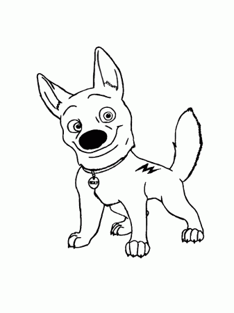 BOLT 2 Colouring Pages