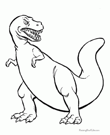 Dinosaur Coloring Pages For Kids