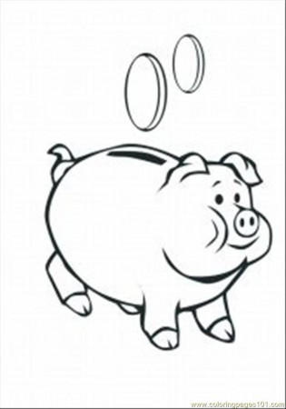 Coloring Pages Ree Pig Coloring Pages 12 Med (Mammals > Pig 