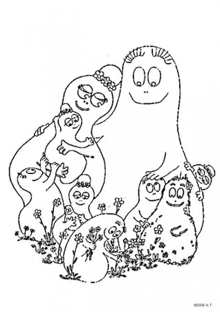 Página para colorir família barbapapa - img 9630.