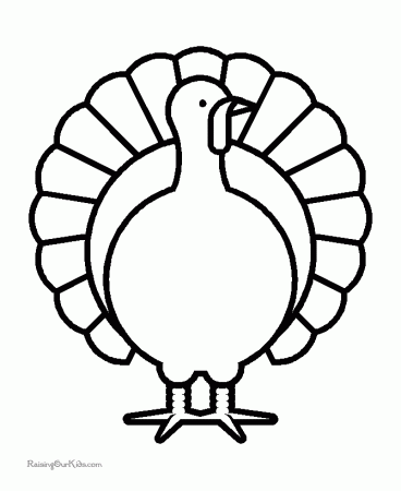 Cute Turkey Coloring Pages | Clipart Panda - Free Clipart Images