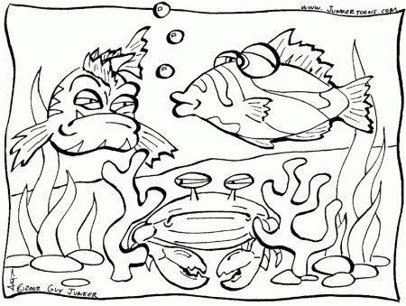 Coloring Pages Under The Sea - Free Printable Coloring Pages 