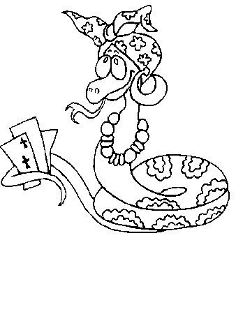 Printable Snake2 Snakes Coloring Pages - Coloringpagebook.com