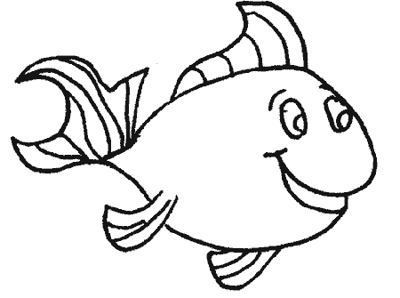 Fish Clipart Coloring Pages | Clipart Panda - Free Clipart Images
