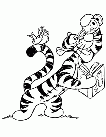 Free Printable Tigger Coloring Pages | HM Coloring Pages
